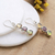 Multi-gemstone dangle earrings, 'colour Comets' - Six-Carat Multi-Gemstone Dangle Earrings with Marquise Gems