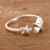 Sterling silver wrap ring, 'Shining Cosmos' - Star-Themed High-Pòlished Sterling Silver Wrap Ring (image 2) thumbail