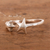 Sterling silver wrap ring, 'Shining Cosmos' - Star-Themed High-Pòlished Sterling Silver Wrap Ring (image 2b) thumbail