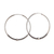 Sterling silver hoop earrings, '	Coiled Loop' - Sterling Silver Hoop Earrings with Beaded and Spiral Details thumbail