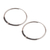 Sterling silver hoop earrings, '	Coiled Loop' - Sterling Silver Hoop Earrings with Beaded and Spiral Details (image 2c) thumbail