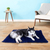 Cotton pet blanket, 'Cozy Azure' - Azure Cotton Pet Blanket with Fringes from India