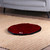 Faux velvet pet blanket, 'Cuddly Cherry' - Padded Round Faux Velvet Pet Blanket in Cherry and Onyx Hues