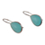 Chalcedony dangle earrings, 'Compassionate Grace' - 12-Carat Drop-Shaped Chalcedony Dangle Earrings