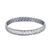 Sterling silver bangle bracelet, 'Greca Beauty' - Polished Greca-Patterned Sterling Silver Bangle Bracelet thumbail