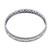Sterling silver bangle bracelet, 'Spring Beauty' - Polished Flower-Themed Sterling Silver Bangle Bracelet (image 2d) thumbail