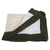 Quilted pet blanket, 'Feather Touch' - Quilted Pet Blanket with Fluffy Borders in Ivory and Green