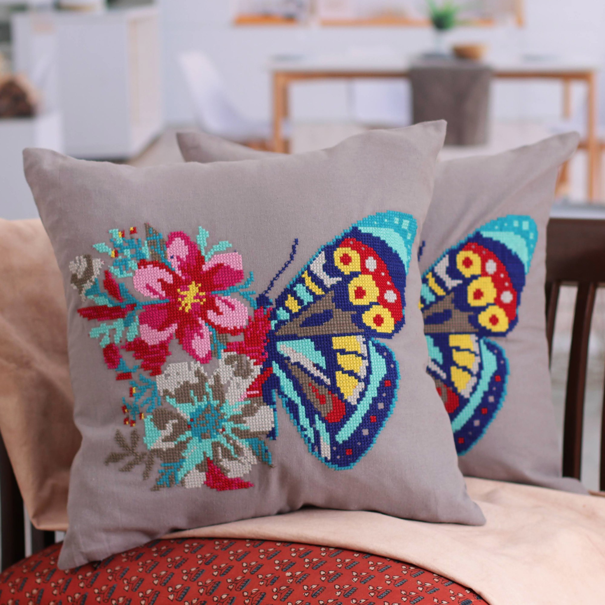 Butterfly cushion covers sale