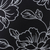Embroidered cotton cushion covers, 'Primaveral Midnight' (pair) - Floral Black and White Cotton Cushion Covers (Pair)