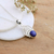 Lapis lazuli pendant necklace, 'Royal Tiara' - Polished Tiara-Inspired Lapis Lazuli Pendant Necklace