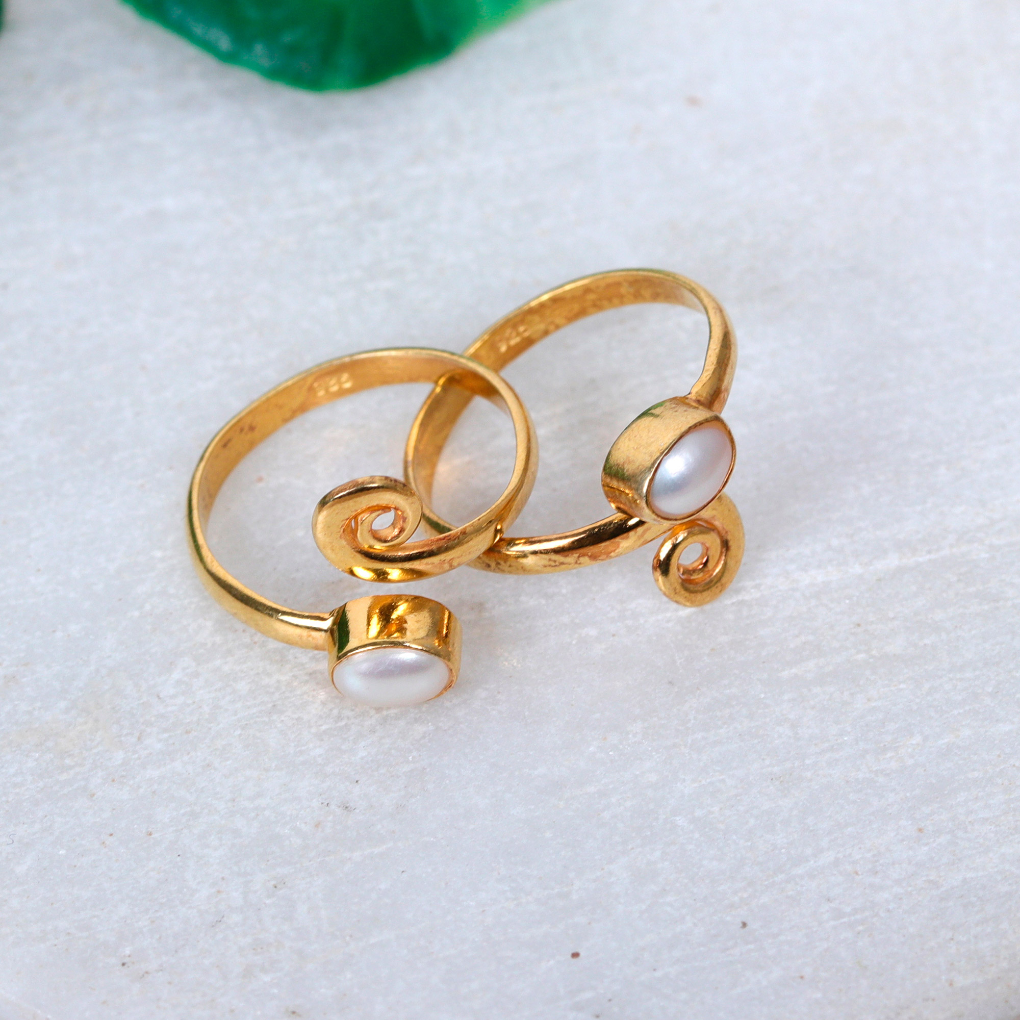 Gold Plated Triple Band Toe Ring – Salty Jewelry Co.