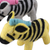 Wool ornaments, 'Zebra Realm' (set of 6) - Set of Six Colorful Wool and Cotton Zebra Ornaments (image 2d) thumbail