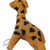 Wool ornaments, 'Giraffe Realm' (set of 5) - Set of Five Warm-Toned Wool and Cotton Giraffe Ornaments (image 2d) thumbail