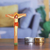 Wood magnet, 'Sacred Crucifixion' - Hand-Painted Jesus Christ Kadam Wood Magnet from India