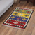 Wool area rug, 'Unique Home' (3x5) - Handloomed Geometric Colorful Wool Area Rug from India (3x5)