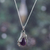 Amethyst pendant necklace, 'Grand Purple' - Classic Polished Sterling Silver Amethyst Pendant Necklace (image 2b) thumbail