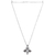 Men's sterling silver pendant necklace, 'Stylish Fleur de Lis' - Fleur de Lis Themed Men's Sterling Silver Pendant Necklace