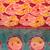 Schal aus Batik-Baumwollmischung - Schal aus Baumwolle und Seide mit handgestempelten Batik-Blumenmotiven