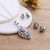 Rainbow moonstone and blue topaz jewellery set, 'Iridescent Blend' - Silver Rainbow Moonstone Blue Topaz Necklace & Earrings Set