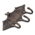 Brass key rack, 'Glorious Bat' - Bat-Shaped Copper-Plated Brass Key Rack from India (image 2c) thumbail