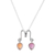 Amethyst and citrine pendant necklace, 'Spiritual Reflection' - Classic One-Carat Amethyst and Citrine Pendant Necklace (image 2d) thumbail