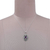 Amethyst pendant necklace, 'Twilight Enchantment' - Amethyst and Sterling Silver Pendant Necklace from India (image 2j) thumbail