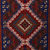 Alfombra de lana, (3x5) - Alfombra clásica hecha a mano de lana geométrica cosida en cadeneta (3x5)