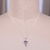Amethyst pendant necklace, 'Purple Marvel' - Abstract Three-Carat Amethyst Pendant Necklace from India