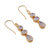 Gold-plated rainbow moonstone dangle earrings, 'Heaven's Dazzle' - Gold-Plated Dangle Earrings with 6-Carat Rainbow Moonstones (image 2c) thumbail