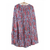 Cotton maxi skirt, 'Bohemian Dreams' - Floral Purple and Pink Elastic Waist Cotton Maxi Skirt