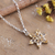 Citrine pendant necklace, 'Floral Success' - Floral Faceted Three-Carat Citrine Pendant Necklace