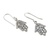 Sterling silver dangle earrings, 'Hamsa Delight' - Sterling Silver Hamsa Protection Symbol Dangle Earrings (image 2c) thumbail