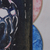 'Thought Process II' - Pintura acrílica expresionista firmada en tonos azules procedente de la India