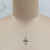 Rhodium-plated ruby pendant necklace, 'Faithful Passion' - Ruby and Cubic Zirconia Cross Pendant Necklace from India (image 2j) thumbail