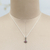 Rhodium-plated ruby pendant necklace, 'Pink Joy' - Classic One-Carat Faceted Ruby Pendant Necklace from India (image 2j) thumbail