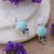 Larimar dangle earrings, 'Graceful Glam' - Sterling Silver Larimar Dangle Earrings Made in India