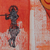 'Bramha, Vishnu, Mahesh' - Pintura trimurti acrílica expresionista de tonos cálidos firmada