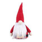 Wool felt decorative accent, 'Santa Gnome' - Handmade Wool Felt Santa Gnome Christmas Decorative Accent