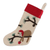 Applique wool felt Christmas stocking, 'Tranquil Season' - Nature-Themed Applique Wool Felt Christmas Stocking thumbail