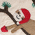 Applique wool felt Christmas stocking, 'Tranquil Season' - Nature-Themed Applique Wool Felt Christmas Stocking (image 2b) thumbail