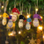 Wool felt ornaments, 'Snow Kids' (set of 6) - Set of 6 Handcrafted Whimsical colourful Wool Felt Ornaments