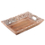 Wood decorative tray, 'Antique Heaven' - Antique Finished Handcrafted White and Brown Decorative Tray