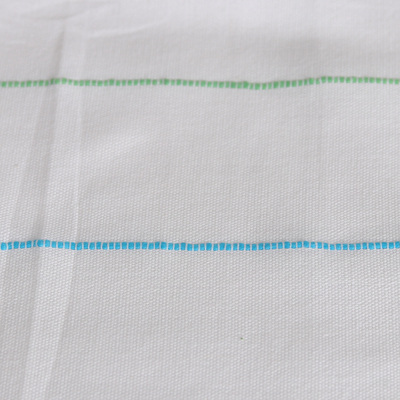 Cotton napkins, 'Rainbow Meals' (set of 4) - Set of 4 Handwoven Rainbow Striped Cotton Napkins