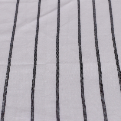 Servilletas de tela (juego de 4) - Juego de 4 servilletas de algodón a rayas tejidas a mano en tonos serenos