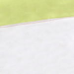 Cotton dish towels, 'Green Taste' (set of 2) - Set of 2 Handwoven Green and White Cotton Dish Towels