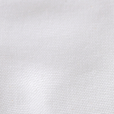 Servilletas de tela, (juego de 6) - Juego de 6 servilletas tejidas de algodón blanco con rayas amarillas y azules