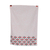 Cotton dish towels, 'Garden Magic' (pair) - 2 Cotton Dish Towels with Hand-Block Printed Floral Motifs