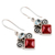 Curated gift set, 'Rainbow Fragments' - Curated Gift Set with Garnet Blue Topaz Necklace & Earrings