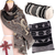 Curated gift set, 'Black and White' - Black & White Shawl Sling Bag Toiletry Case Curated Gift Set
