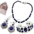 Curated gift set, 'Ethereal Muse' - Lapis Lazuli and Sterling Silver Jewelry Curated Gift Set